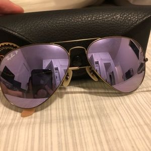 Rayban polarized aviators